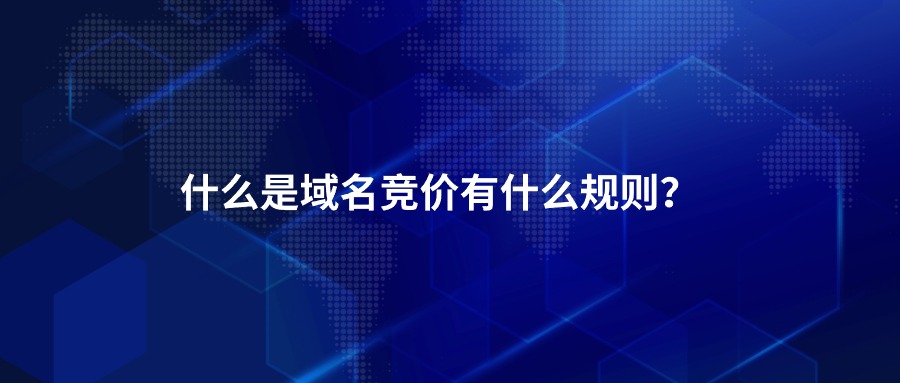 什么是域名竞价有什么规则？