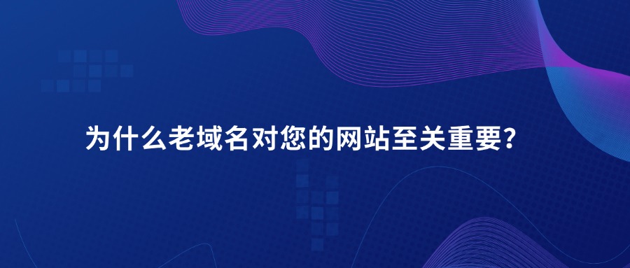 为什么老域名对网站特别重要？