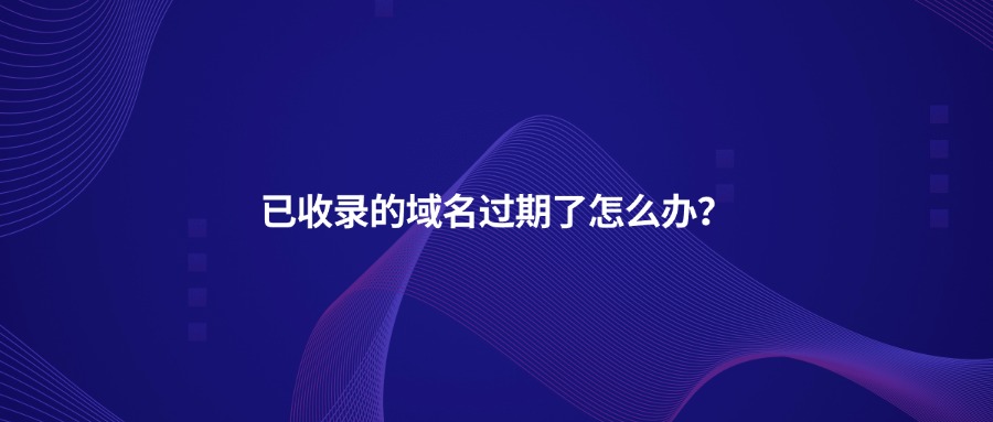 已收录的域名过期了怎么办？解决方案与预防措施